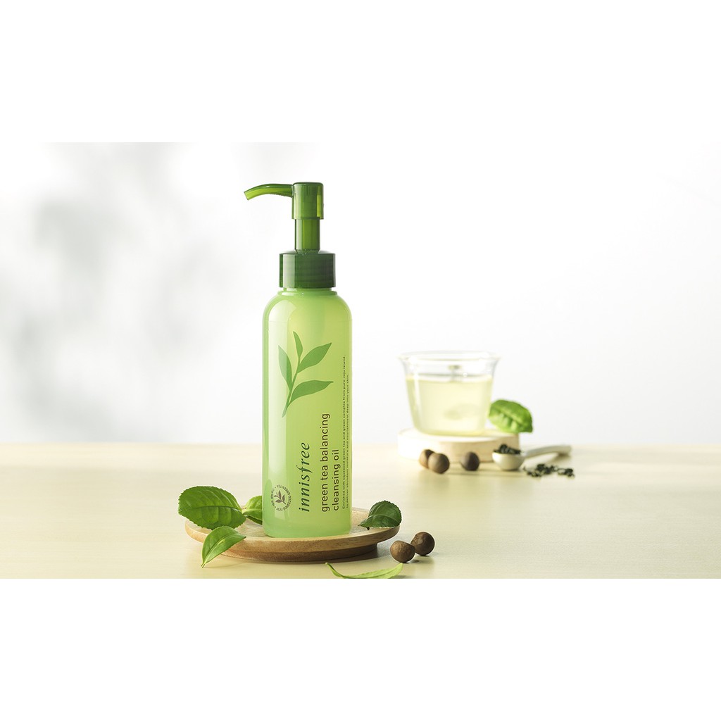 Dầu Tẩy Trang Da Hỗn Hợp Innisfree Trà Xanh Green Tea Balancing Cleansing Oil 150ml