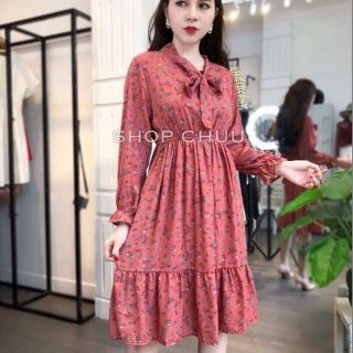 Đầm hoa vải von