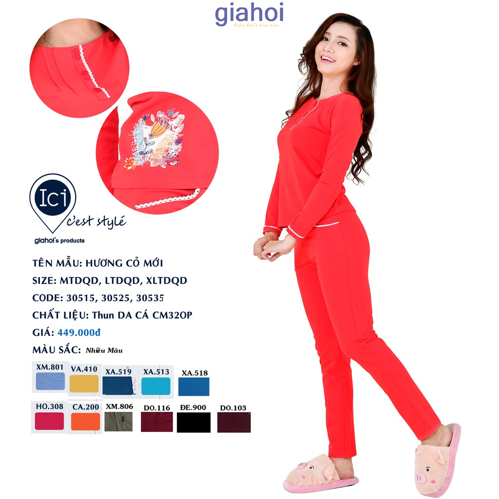 Bộ Da Cá Thu Đông Gia Hồi Đủ màu, đủ size Giahoi