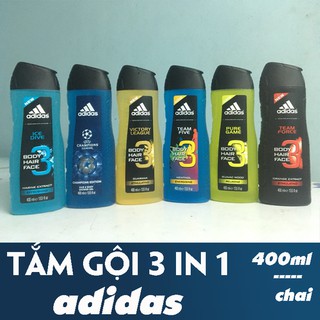 Sữa tắm gội toàn thân adidas 3in1 400ml