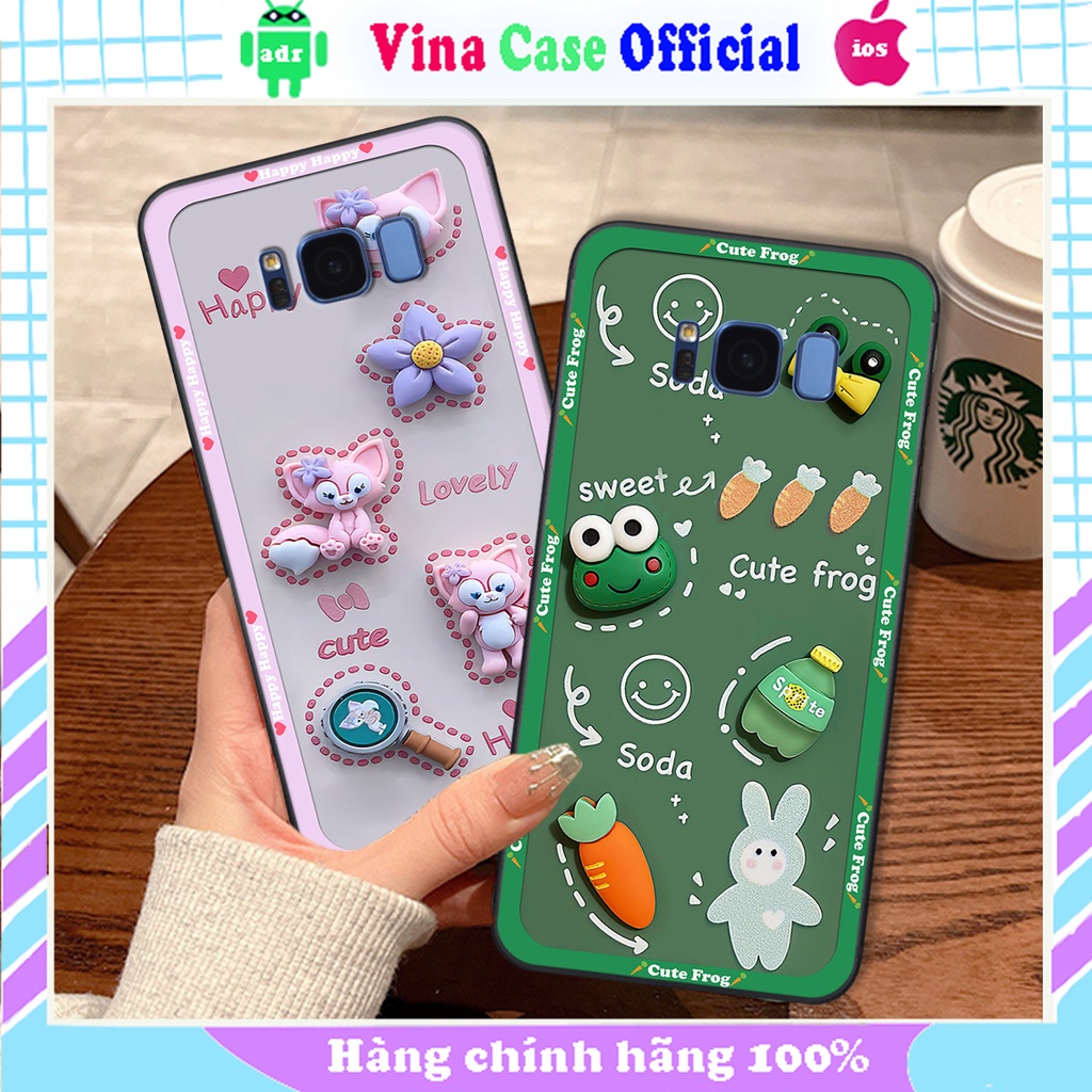 Ốp Samsung S8 / S8 Plus / S8+ in hình hoạt hình cute, dễ thương , đáng yêu