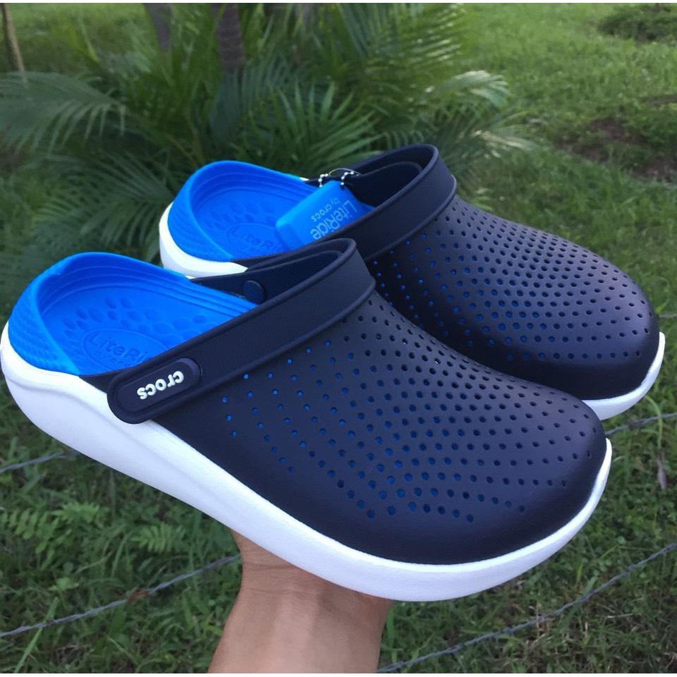 Sục Cross Literide cho nam nữ siêu mềm, êm chân - Màu xanh navy lót blue (CR421) | BigBuy360 - bigbuy360.vn