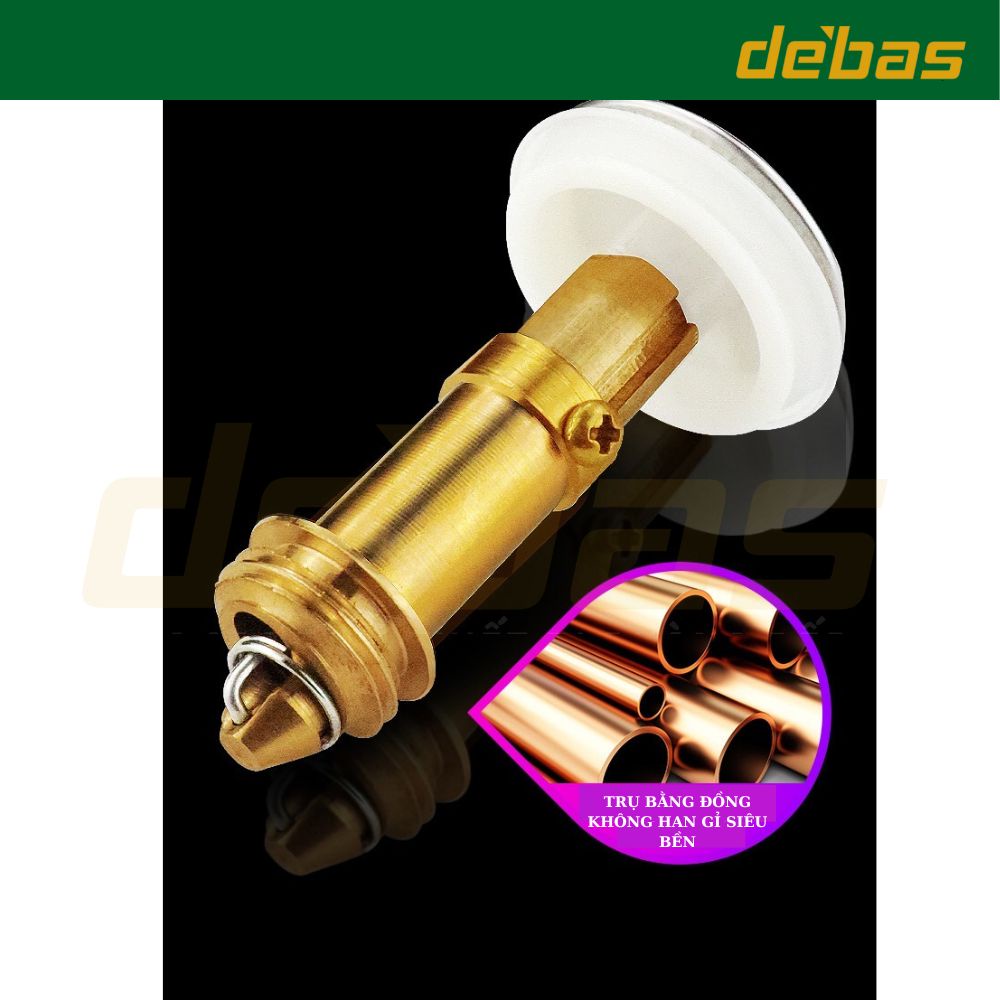Nút chặn thoát nước nút nhấn xả nước bồn rửa mặt ngăn mùi lọc rác bồn rửa mặt thay thế Debas