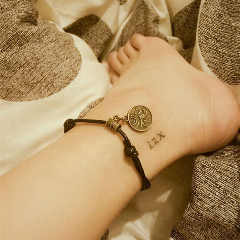 [Mã FAMAYFA giảm 10K đơn 50K] Lắc Chân Unisex Kiểu Dáng 12 Cung Hoàng Đạo | BigBuy360 - bigbuy360.vn