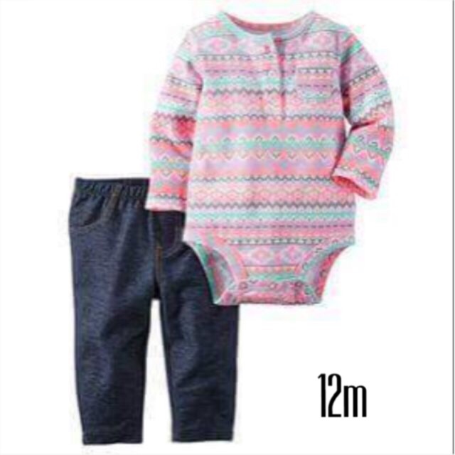 Set Body kèm Legging Carter bé gái hàng xuất (12m)