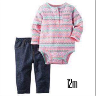 Set Body kèm Legging Carter bé gái hàng xuất