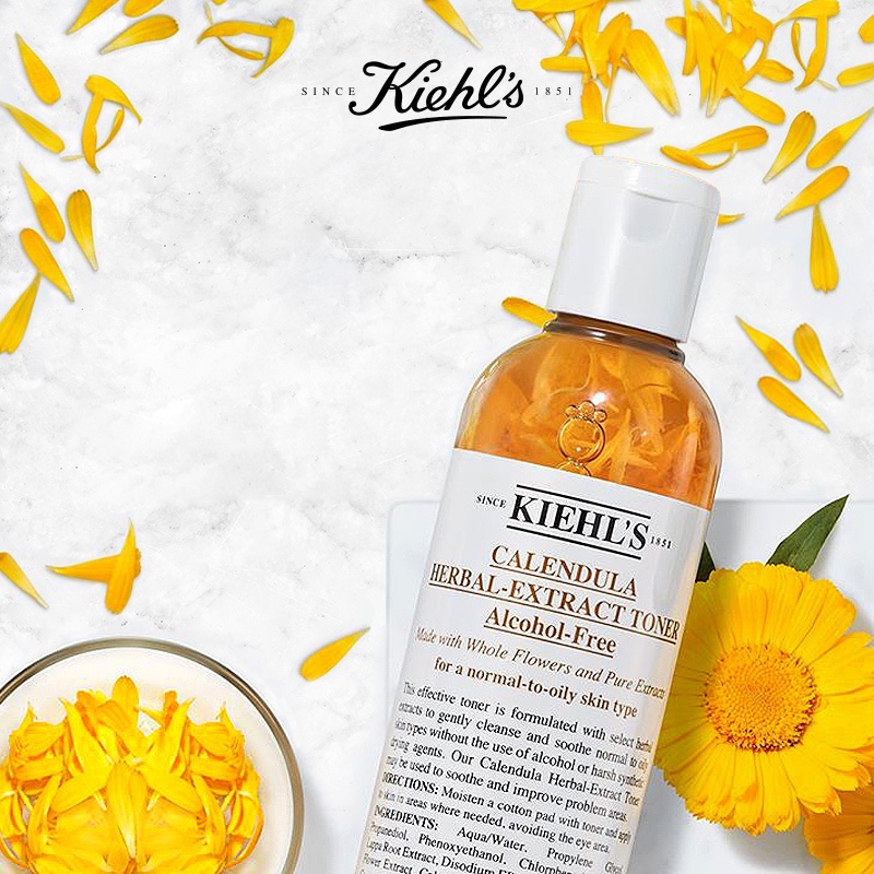 Kiehl's Calendula Herbal Extract-Toner - Nước Cân Bằng Da, Chiết Xuất Từ Hoa Cúc 250ml