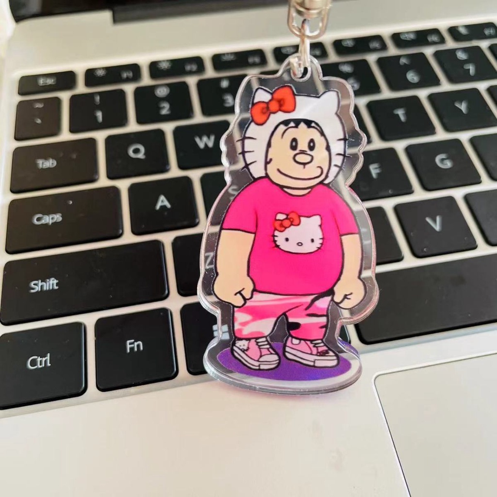 Móc khoá Chaien cục cằn Kitty dễ thương, móc khoá đôi cute nhân vật anime Jaian