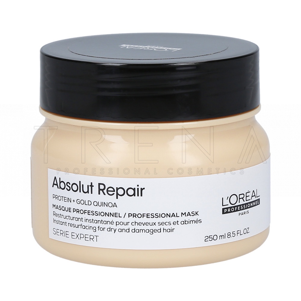 Dầu hấp phục hồi tóc hư tổn L'Oreal Professionnel Serie Expert Absolut Repair Protein + Gold Quinoa 250ml