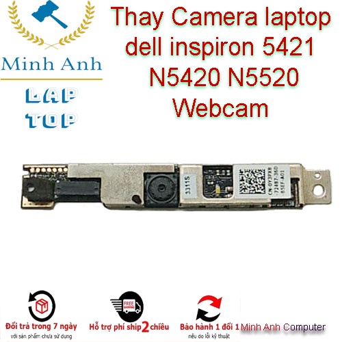 Thay Camera laptop dell inspiron 5421  N5420 N5520 Webcam