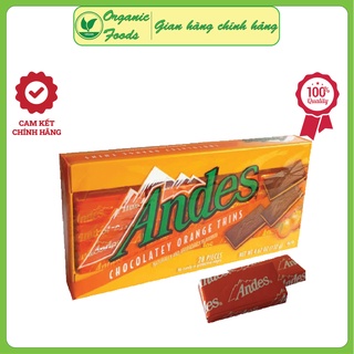 Kẹo Socola vị Cam Andes Mỹ vỉ 28 viên 132gr - Andes Chocolatey Orange Thins