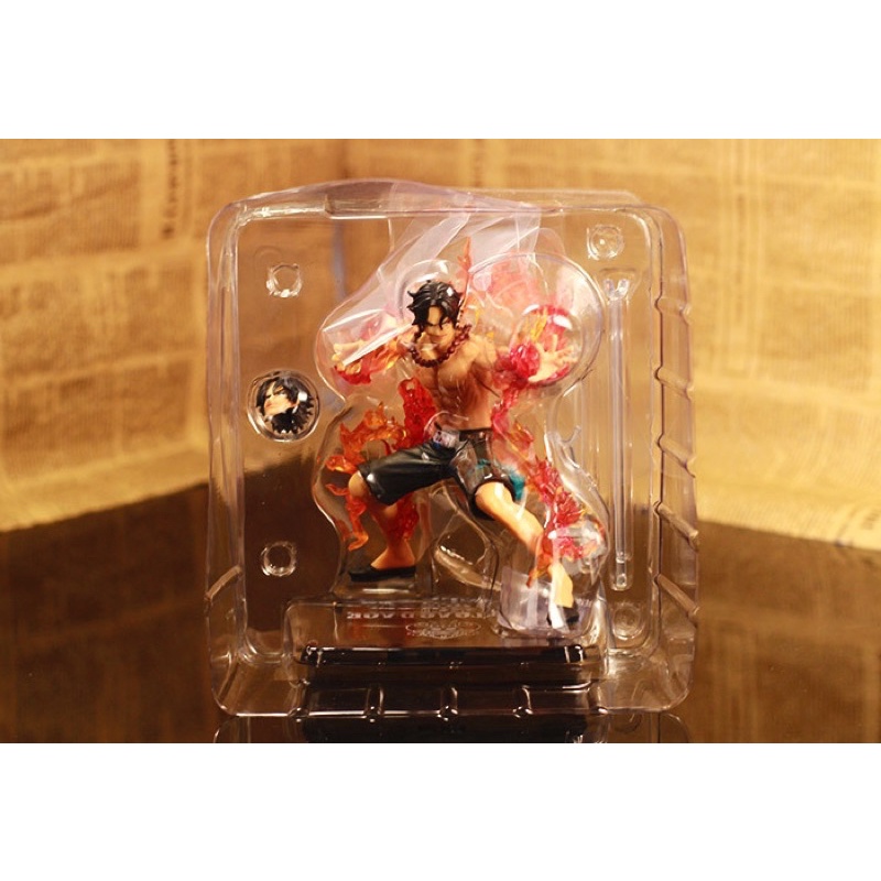 mô hình One Piece - mô hình One Piece ACE 2 đầu F.zero đế có chữ cao cấp 15cm hiệu ứng đặc biệt (Có clip,ảnh thật)