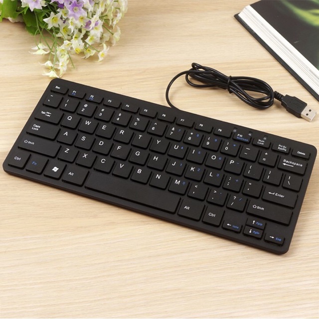 Bàn Phím Máy Tính MINI TIKA- Chuẩn kết nối USB -SIÊU NHỎ GỌN, TIỆN LỢI