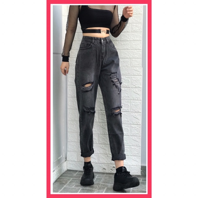 Baggy Jean BIG SIZE - LƯNG CAO - PHOM TO DÀI Cho Bạn Thích Thoải Mái Đùi Và Bắp Chân | BigBuy360 - bigbuy360.vn