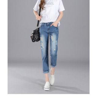 Quần bò nữ baggy nữ hàng Quảng Châu