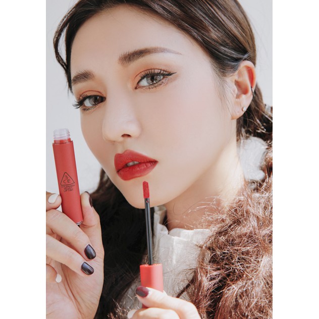 (Chính Hãng) Son Kem 3CE Stylenanda Velvet Lip Tint #DAFFODIL Đỏ Đất