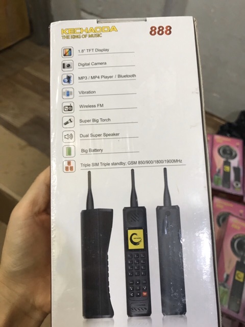 Điện Thoại Kechaoda K888 3 Sim 3 sóng có chức năng sạc pin cho máy khác | BigBuy360 - bigbuy360.vn