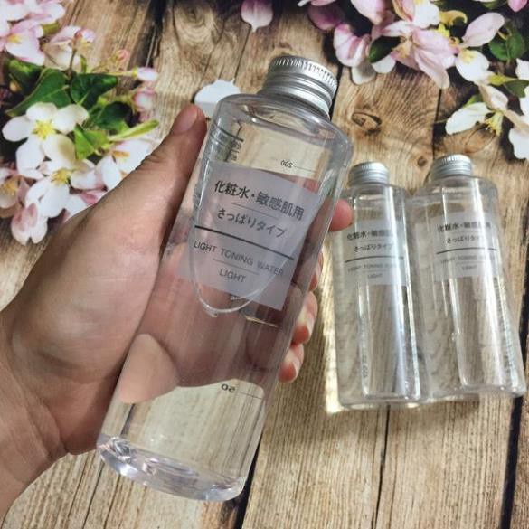 Nước Hoa Hồng Light Toning MUJI Cho Da Dầu &amp; Da Khô Nội Địa Nhật Bản 200ml - SAKUKO