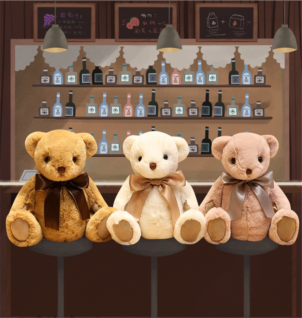 Gấu Teddy Nhồi Bông Thiết Kế Sáng Tạo Dễ Thương Dành Cho Trẻ Nhỏ