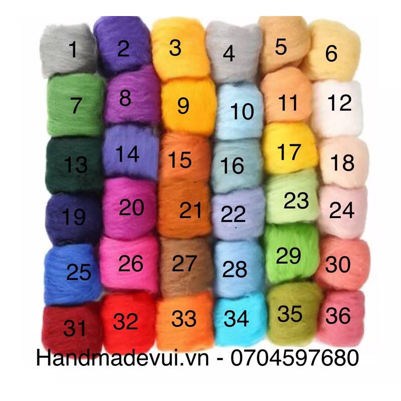 XÃ HÀNG BÁN LỖ_Len chọc giá sỉ + Phụ kiện chọc len cơ bản