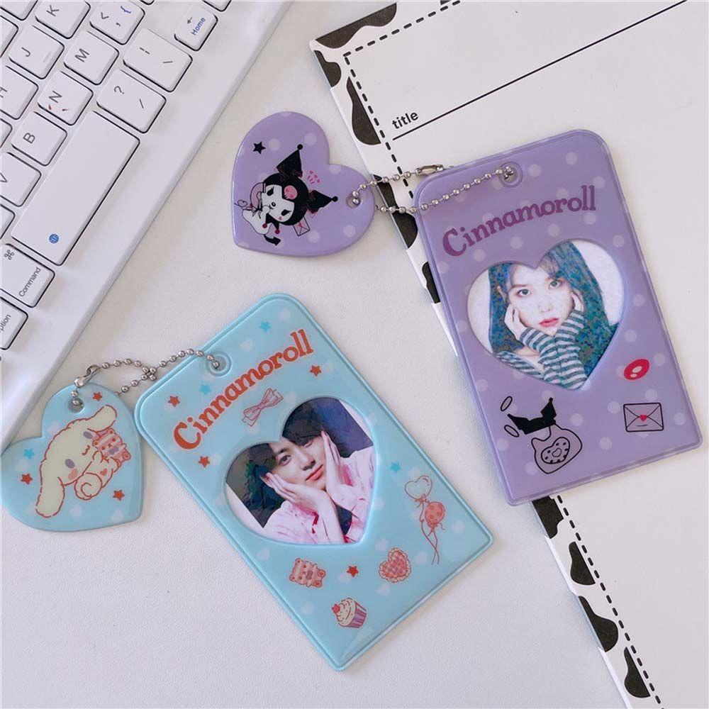 Vỏ Bọc Thẻ Chống Thấm Nước Có Móc Khóa In Hình Idol Dễ Thương Giá Đỡ