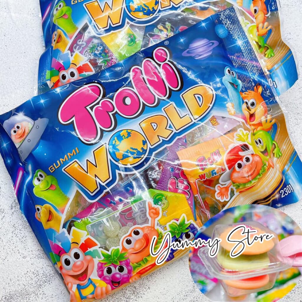 Kẹo Dẻo Tổng Hợp Trolli World Gói 230G