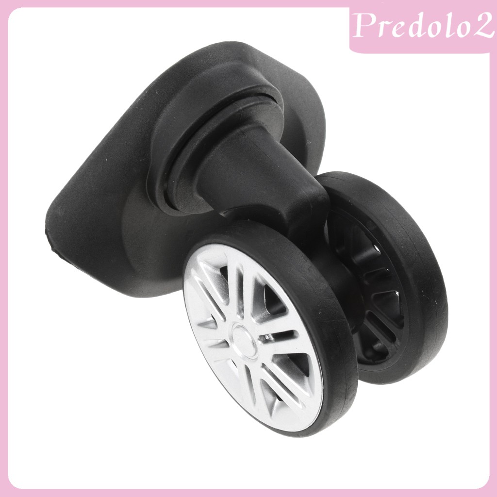 2 Pieces/Set Dual Roller Mute Wheels for Replacement Luggage Casters DIY-A19