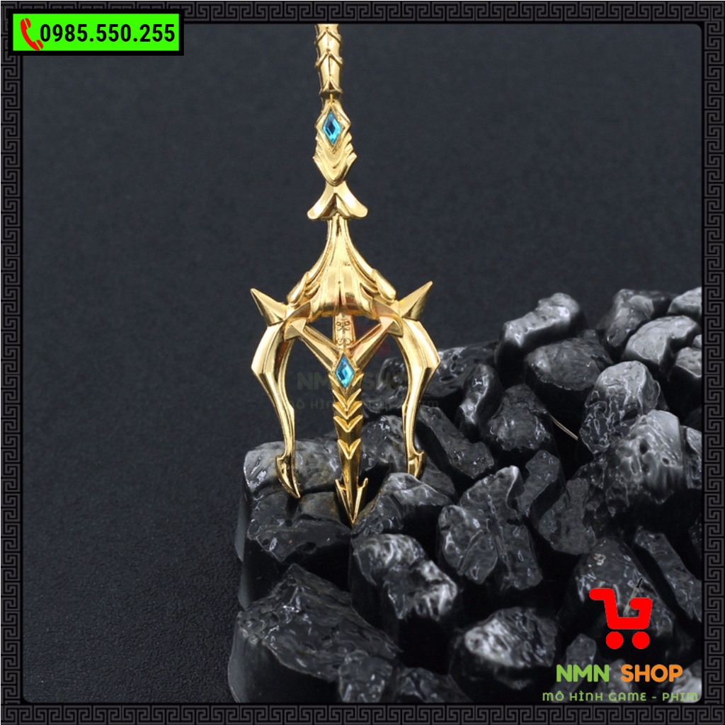 Mô hình phim Đấu La Đại Lục - Hải Thần tam xoa kích 22cm