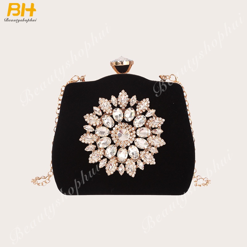 Túi Đeo Chéo Đính Đá Thời Trang Dành Cho Nữ