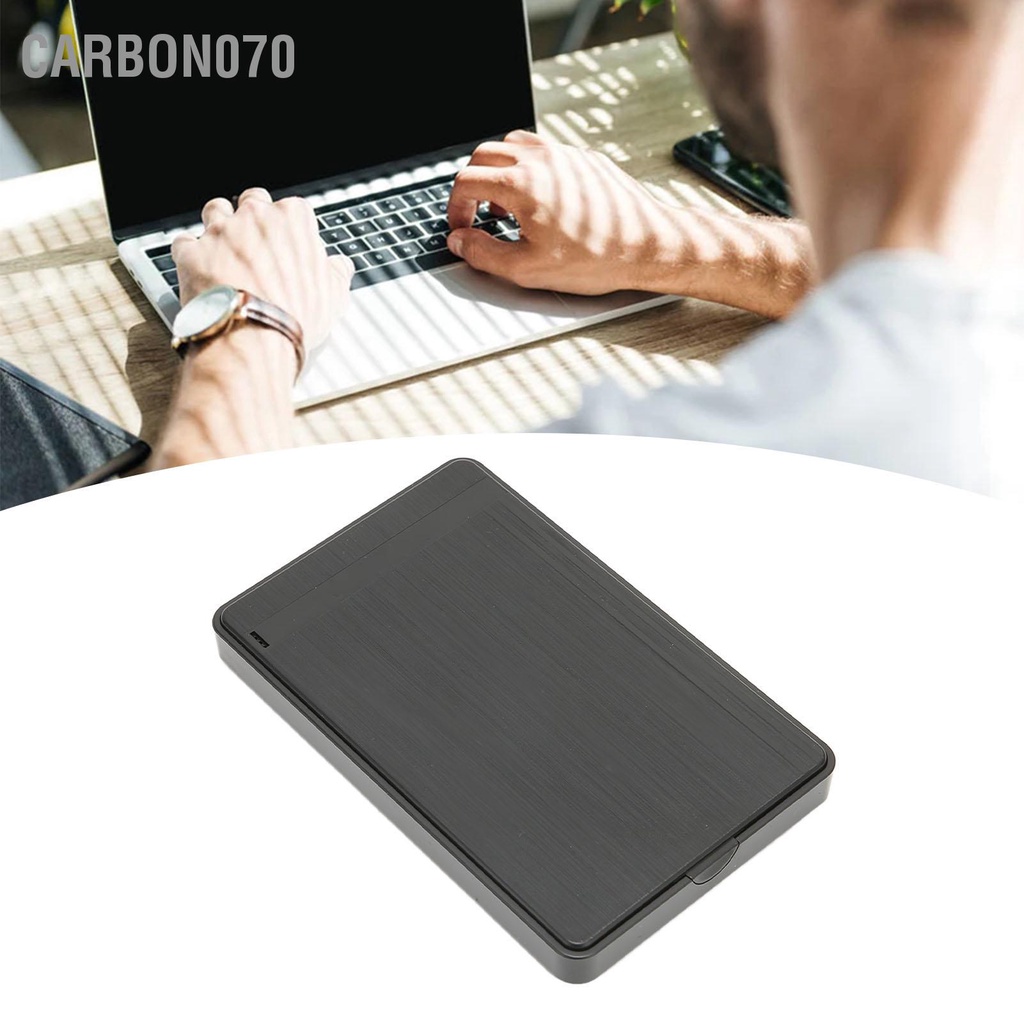 Carbon070 Vỏ bọc USB3.0 SSD 5Gbps 2 5 inch Siêu mỏng Bộ điều hợp SATA siêu nhẹ cho máy tính xách tay WIN 7 SE