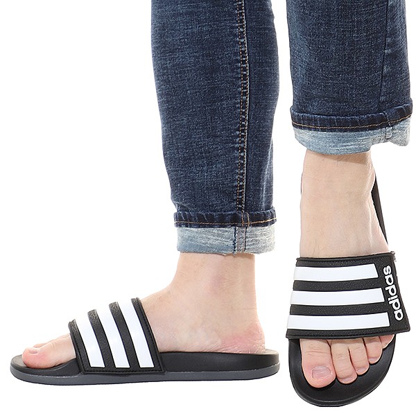 Dép Adidas Quai Dán 🔴FREESHIP🔴 Adidas Adilette Comfort Adjustable Slides Chính Hãng- Dép Quai Ngang Adidas Auth - EG1344