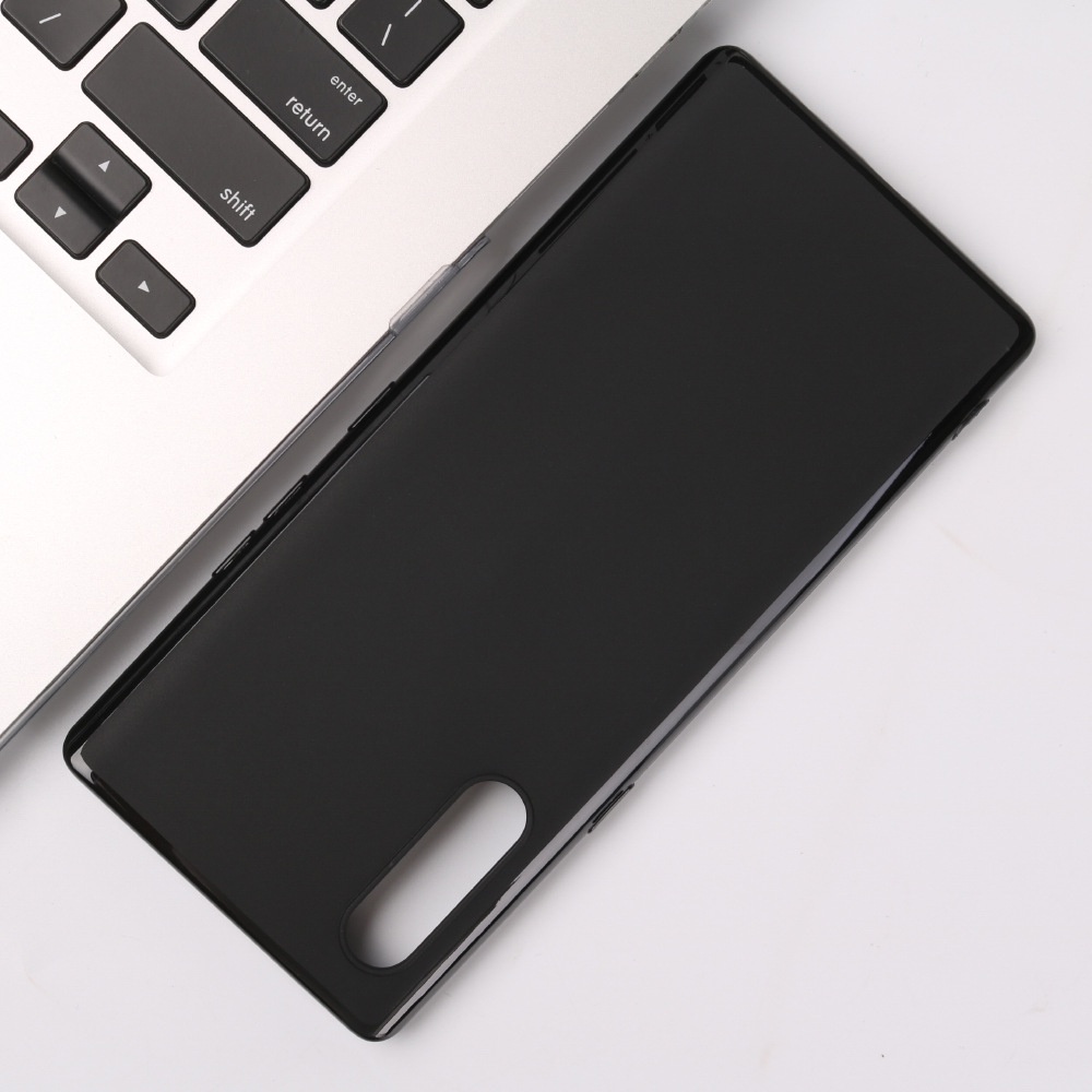 Ốp Điện Thoại tpu silicone Mềm Màu Đen Nhám Cho lg velvet