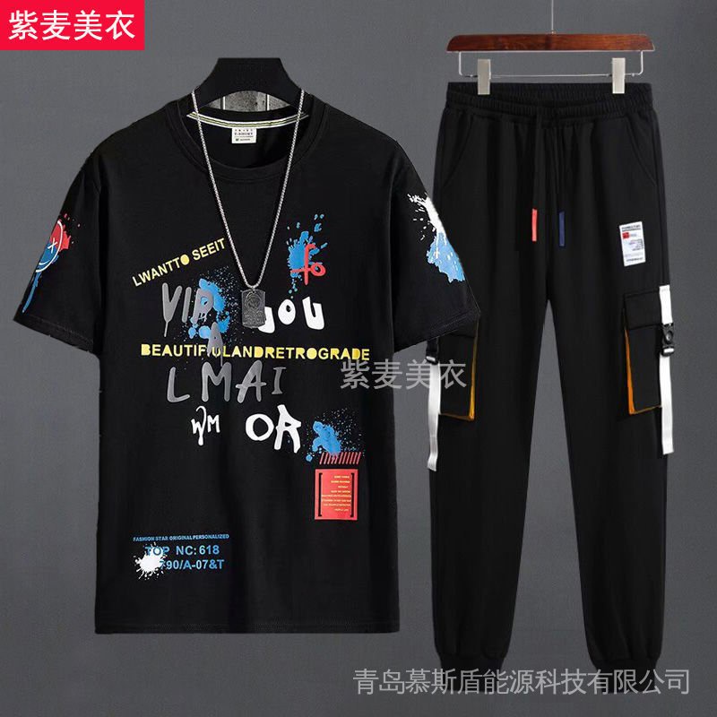 Bộ Áo Thun Tay Ngắn 1712T 1614 Thời Trang Mùa Hè Cho Bé Trai 15 Tuổi