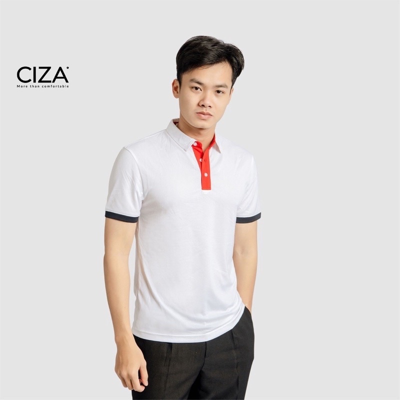 ÁO POLO NAM PHỐI CỔ THUN BASIC CỘC TAY VẢI TAIWAN CAO CẤP PHONG CÁCH TRẺ TRUNG CHUẨN FORM APNS12 - CIZA