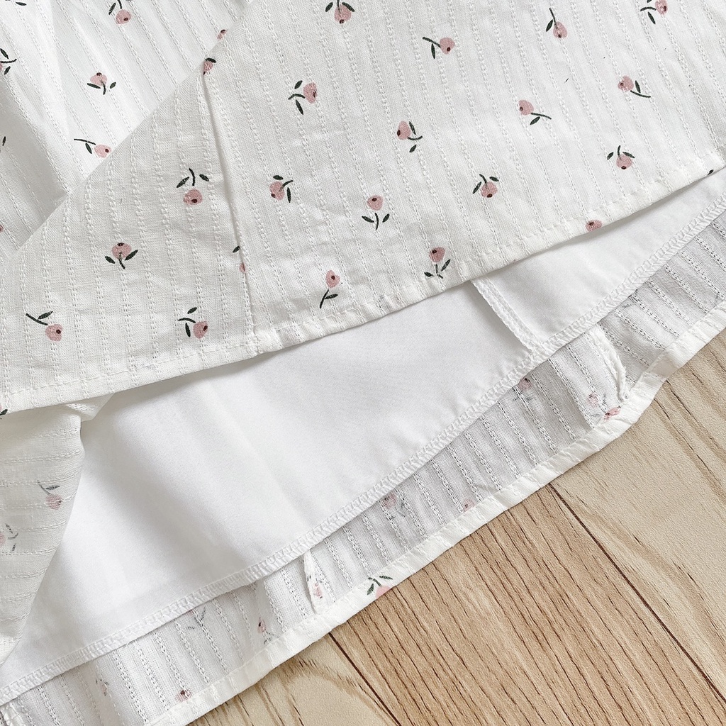 Váy thô hoa vân nơi tiểu thư đủ size kèm ảnh thật trải sàn