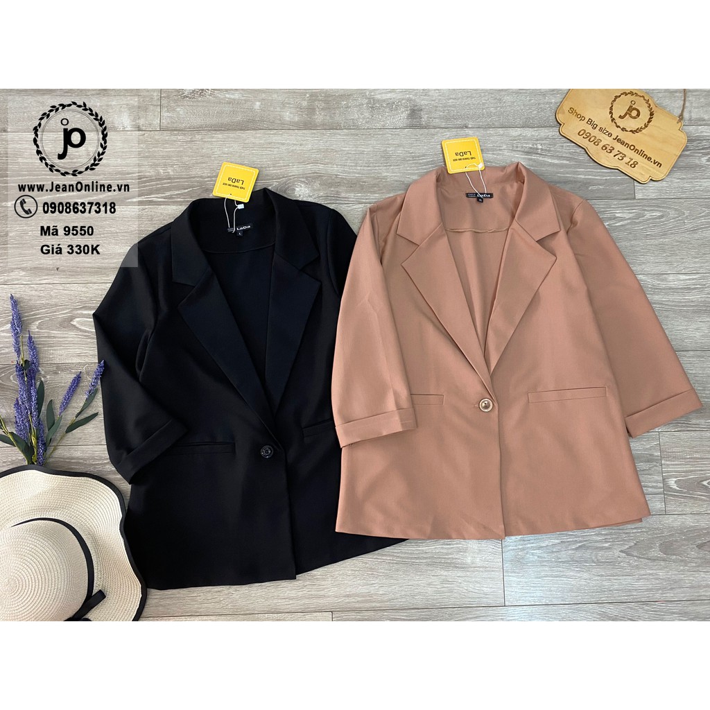 Áo khoác blazers big size (MS 9550), vest ngoại cỡ | BigBuy360 - bigbuy360.vn