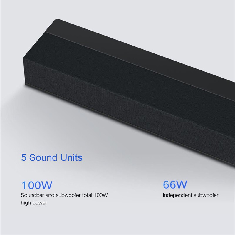 Loa Soundbar TV Xiaomi Redmi Hỗ Trợ Bluetooth 5.0, S/PDIF, AUX