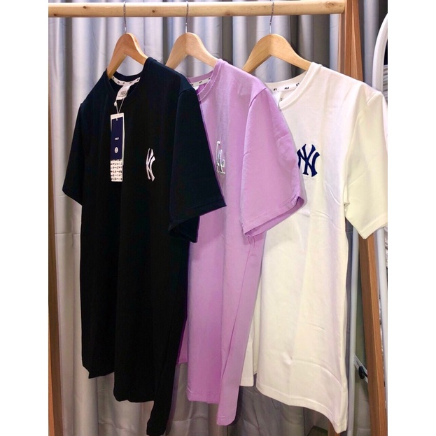 Áo thun cổ tròn Mlb monogram mega logo hàng loại đẹp