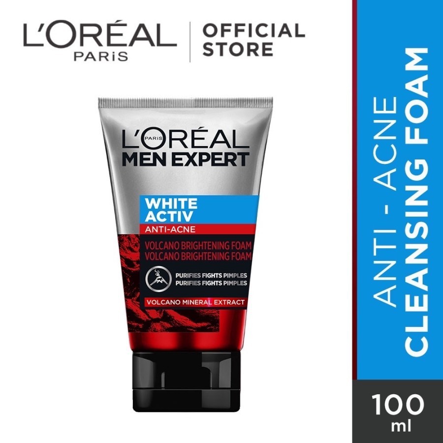 Sữa rửa mặt tạo bọt Loreal Paris 100ml cho nam giới