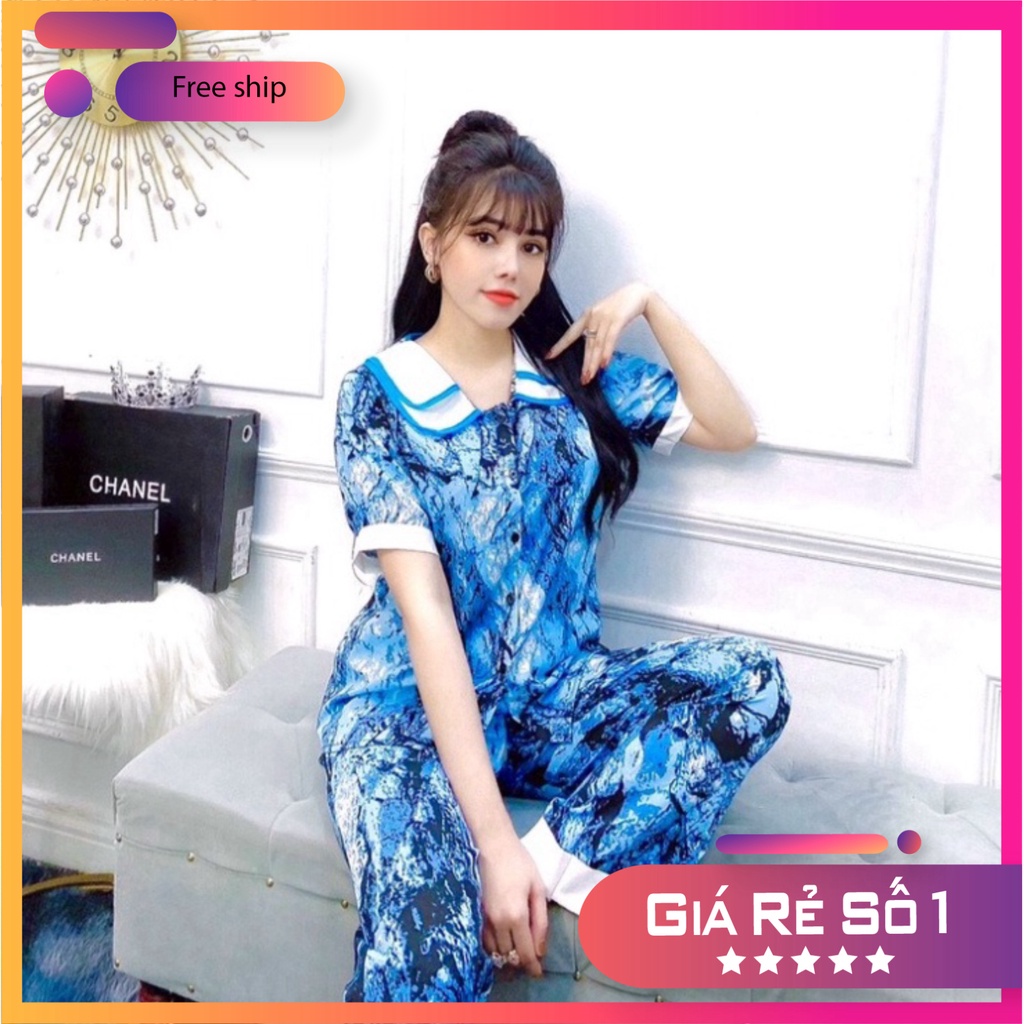 [MÃ GZ725] Đồ bộ nữ siêu đẹp, bộ nữ mặc nhà cổ sen, bộ ngủ nữ chất lụa 100d nhà MIMI | BigBuy360 - bigbuy360.vn