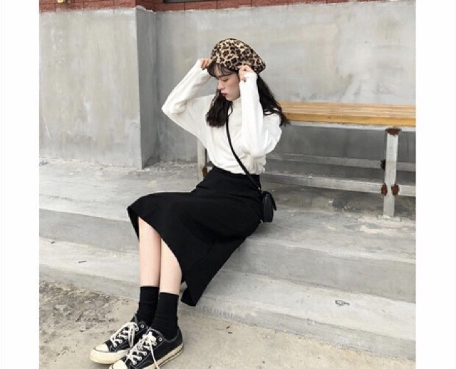 Chân váy nữ dài Ulzzang | BigBuy360 - bigbuy360.vn