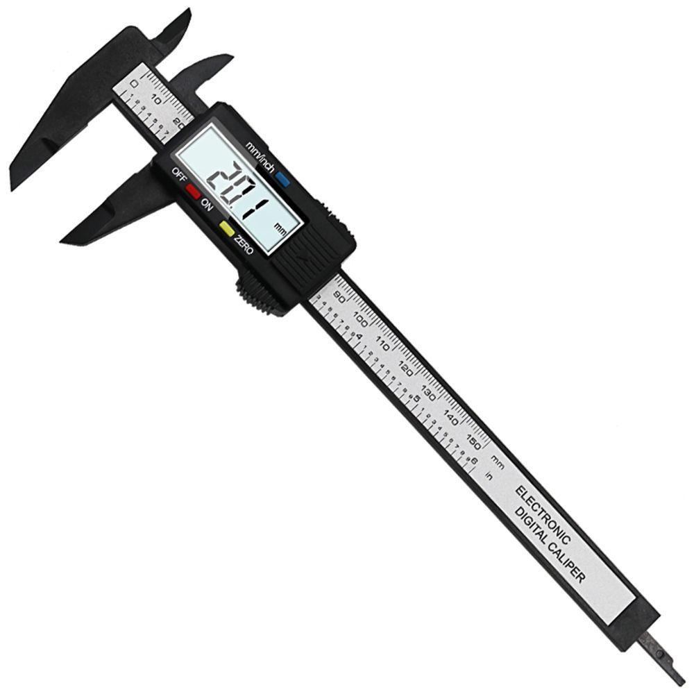 Thước Cặp Vi Kế Điện Tử Bằng Sợi Carbon Hiển Thị LCD