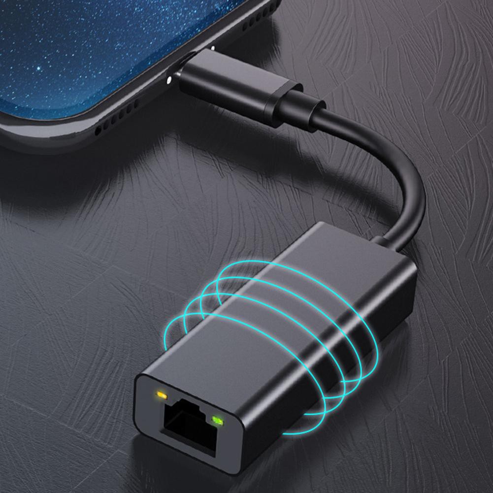 Domybest♚Aluminum Alloy 10/100Mbps Lan Ethernet Converter S3-8152-C Type-C to RJ45 | BigBuy360 - bigbuy360.vn