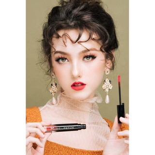 [Chuẩn Auth - sỉ] Son kem lì, siêu mềm môi, ăn không trôi Magic lipstick - tặng kèm dưỡng mỡ hươu + túi đựng
