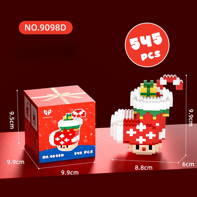 Đồ Chơi Lắp Ráp Hình Cây Nấm Hoạt Hình Dành Cho Bé 9049-9098