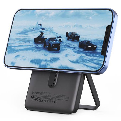 Pin Dự Phòng Mazer MagAir14 DUO sạc không dây Mag và AW 2 trong 1