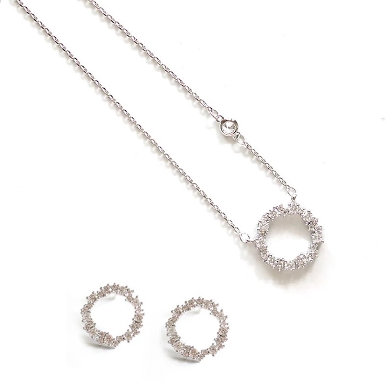 Dây chuyền huyền thoại biển xanh bạc ý DaLiA Jewelry vòng cổ bạc dây xích bạc thật 925 đẹp và cá tính