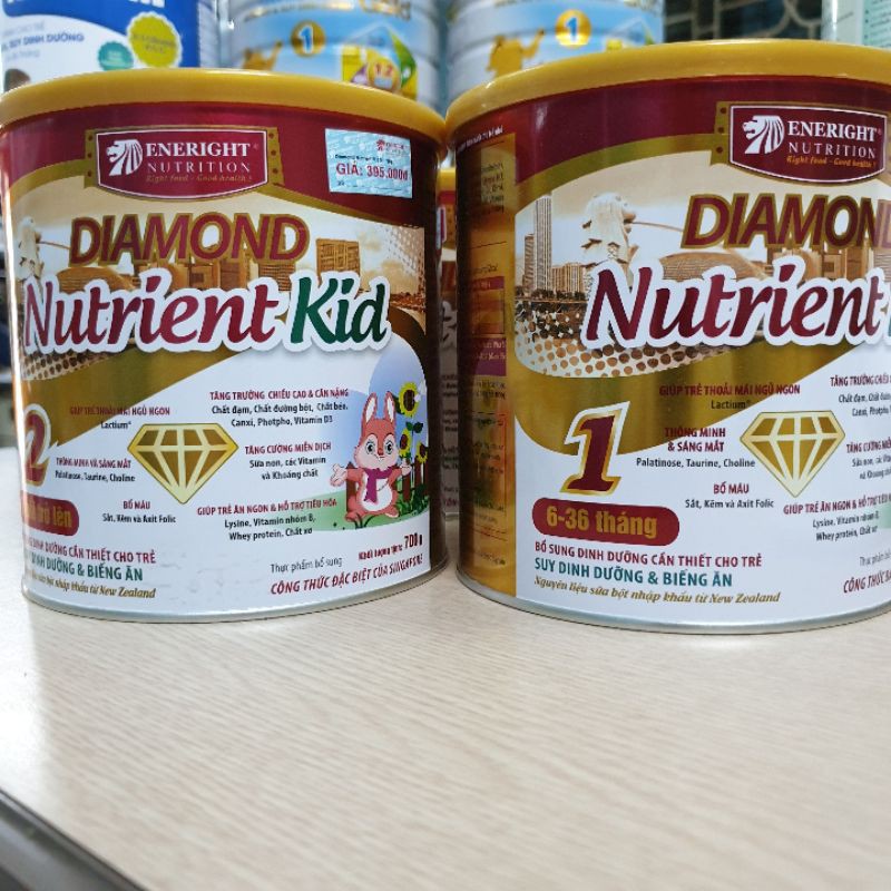 Sữa Diamond Nutrient kid số 1 và 2 700g ( Date Mới Nhất )..