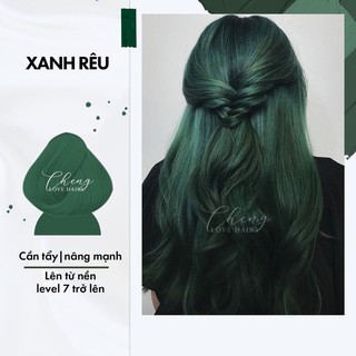 Thuốc Nhuộm Tóc màu XANH RÊU 49k