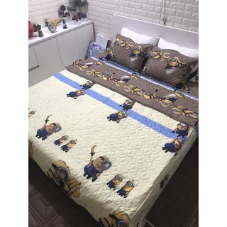 Bộ poly trần bông ga phủ 5 món
